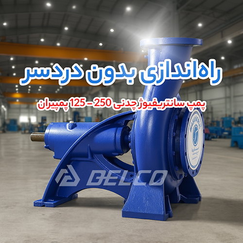 پمپ سانتریفیوژ چدنی 250 - 125 پمپیران